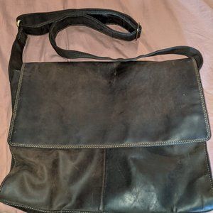 Visconti brown leather shoulder bag